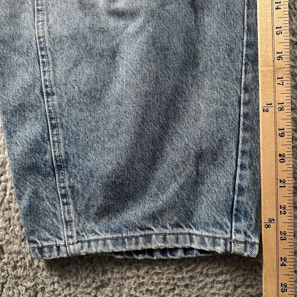 We The Free Jeans Barrel Leg Womens 28 High Rise Distressed Light Wash Denim - Picture 10 of 14